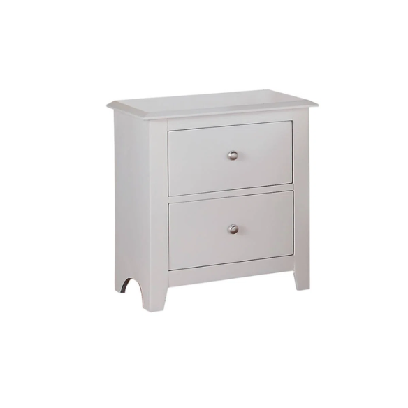 Stylish 4-Piece White Twin Bedroom Set – Complete Bedroom Furniture Collection