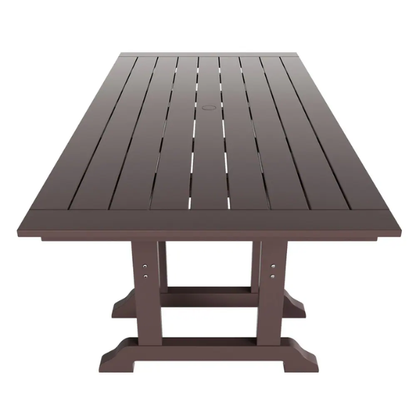 7-Piece Eco-Friendly All-Weather Outdoor Dining Set with Armchairs – Comfortable, Stylish, and Durable for Your Patio or Backyard