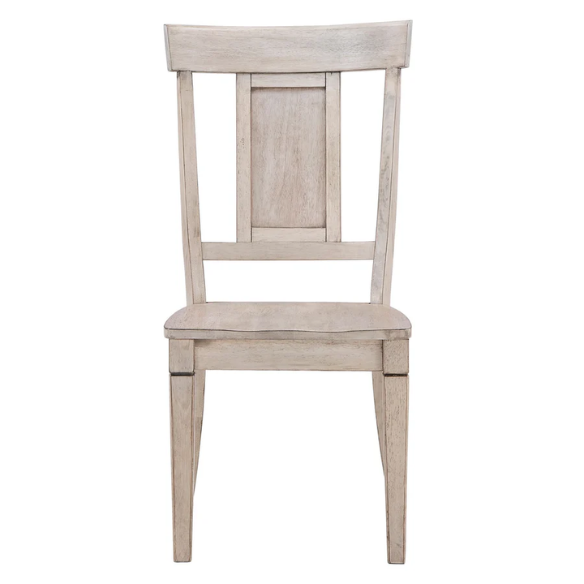 Solid Wood Slat Back Dining Chairs (Set of 2) – Farmhouse Style Seating