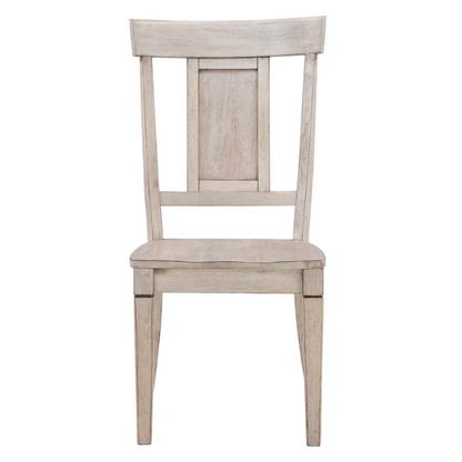 Solid Wood Slat Back Dining Chairs (Set of 2) – Farmhouse Style Seating