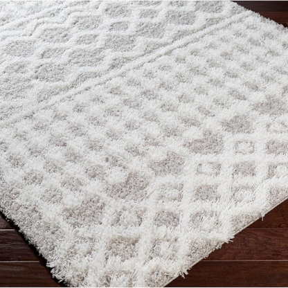 Soft Cozy Woven Shag Bohemian Tribal Area Rug