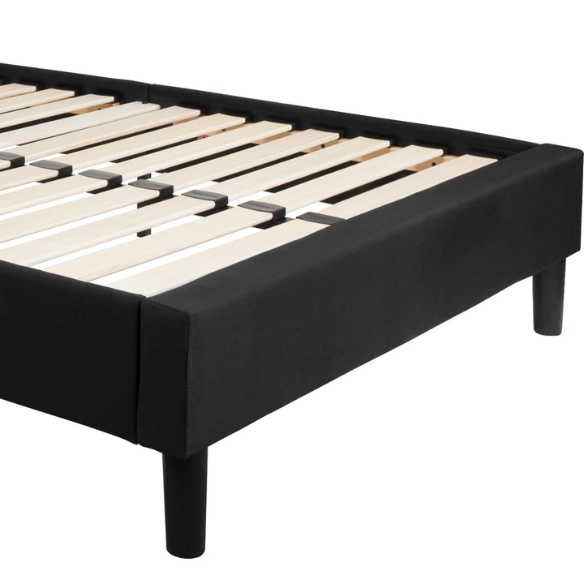Elegant Button Tufted Upholstered Platform Bed Frame – Full Double Size with Modern Design