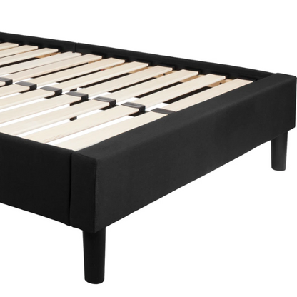 Elegant Button Tufted Upholstered Platform Bed Frame – Full Double Size with Modern Design