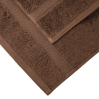 Luxury Brown Egyptian Cotton 3-Piece Towel Set – 800 GSM Plush and Highly Absorbent Bath Towels