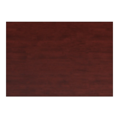 Solid Wood Rectangular Dining Table with Two Drawers – Distressed Finish, Rubberwood Construction, and Organized Storage
