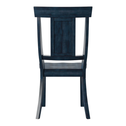Solid Wood Slat Back Dining Chairs (Set of 2) – Farmhouse Style Seating
