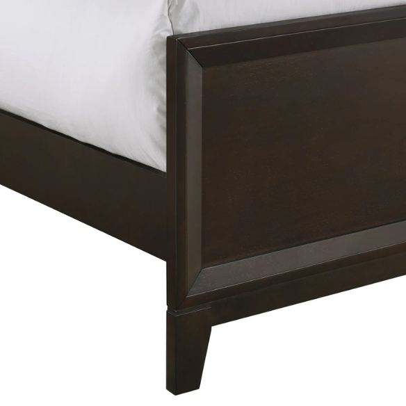 Sleek and Sophisticated Queen Bedroom Set with High-Profile Headboard, Chest, and Nightstand - Contemporary Design with Ample Storage