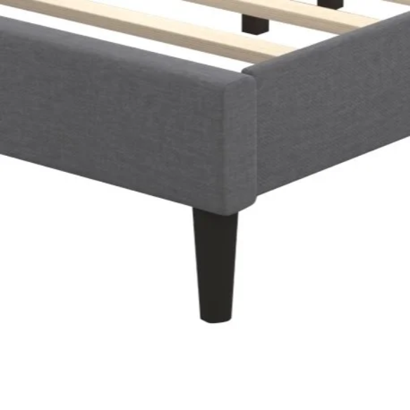 King Size Upholstered Platform Storage Bed with Button Tufted Headboard and Low-Profile Frame – Contemporary Glam Design