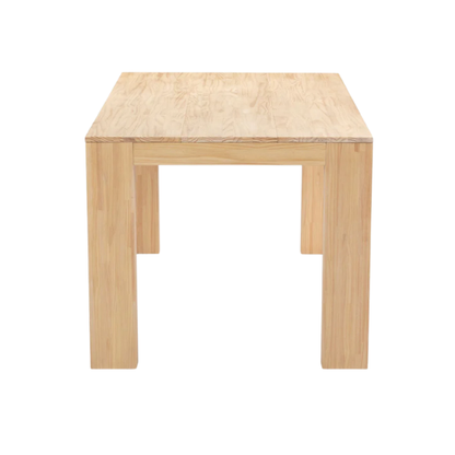 Rectangular Modern Dining Table – 72” Solid Pine Wood Dining Table for 6, Stylish & Versatile for Dining, Office, or Game Room, Durable & Easy to Assemble