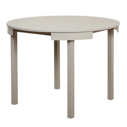 5-Piece Compact Round Dining Set – Space-Saving Design with Vegan Leather or Fabric Seats