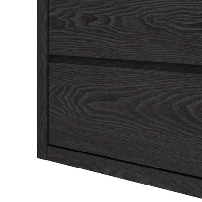 Modern 46.46'' 6-Drawer Double Dresser with Hidden Handles and Wood Grain Finish