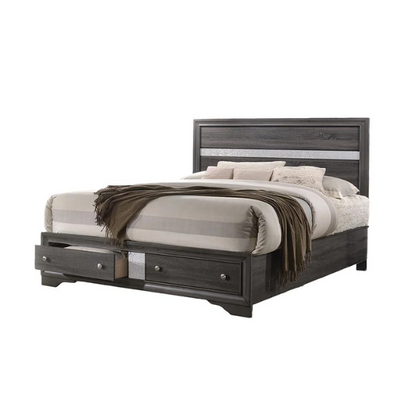 Minimalist Elegance Platform 5-Piece Queen Bedroom Set – Stylish, Cozy, and Tastefully Adorned