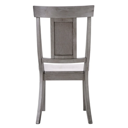 Solid Wood Slat Back Dining Chairs (Set of 2) – Farmhouse Style Seating