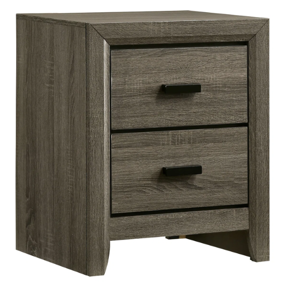 Rustic Grey Farmhouse 5-Piece Twin Bedroom Set – Charming & Durable Design