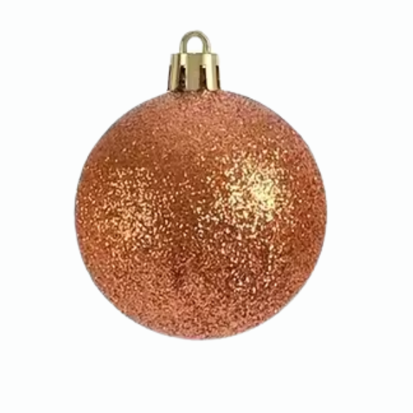 Burnt Orange Christmas Ball Ornaments – 24-Piece Set, Shatterproof Holiday Decorations (Available in 3 cm, 4 cm, and 6 cm)