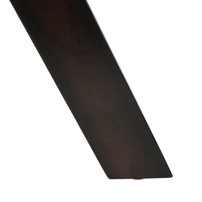 Round Wood Dining Table – French Bistro-Inspired Design, Sleek Dark Brown Frame