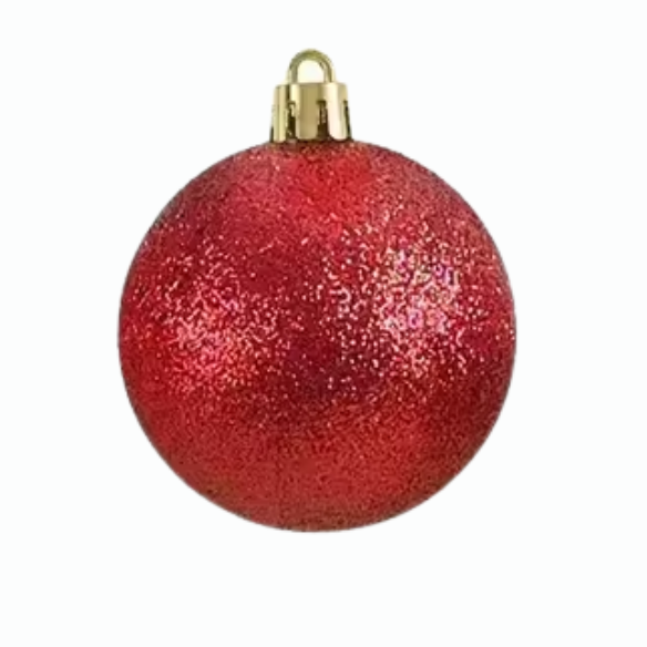 Red Christmas Ball Ornaments – 24-Piece Set, Shatterproof Holiday Decorations (Available in 3 cm, 4 cm, and 6 cm)