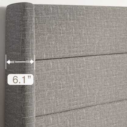 Luxurious Linen Upholstered Hydraulic Lift-Up Storage Platform Bed – Full/Double Size with Sleek Design & Maximized Space