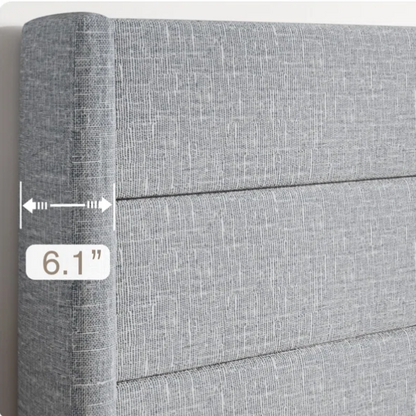 Luxurious Linen Upholstered Hydraulic Lift-Up Storage Platform Bed – Full/Double Size with Sleek Design & Maximized Space