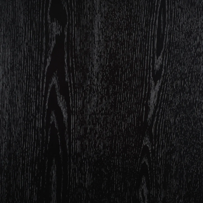 Round Wood Dining Table – French Bistro-Inspired Design, Sleek Dark Brown Frame
