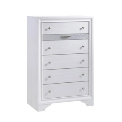 Minimalist Elegance Platform 5-Piece Queen Bedroom Set – Stylish, Cozy, and Tastefully Adorned