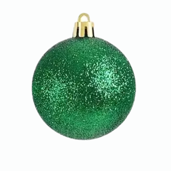Dark Green Christmas Ball Ornaments – 24-Piece Set, Shatterproof Holiday Decorations (Available in 3 cm, 4 cm, and 6 cm)