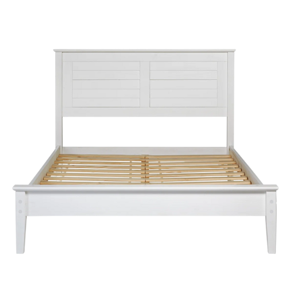 Brushed Wooden Full Double Size Bed and Bedroom Set – Elegant Design with Sturdy Construction and Rustic Charm