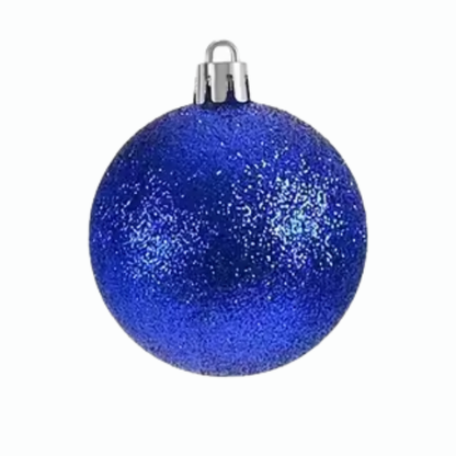 Navy Blue Christmas Ball Ornaments – 24-Piece Set, Shatterproof Holiday Decorations (Available in 3 cm, 4 cm, and 6 cm)