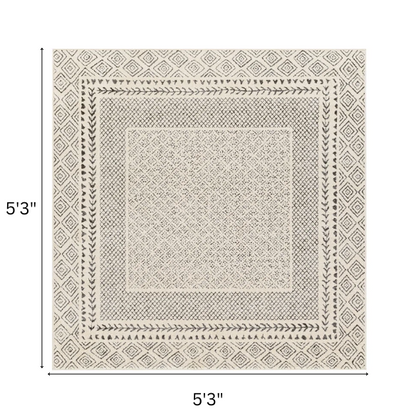 Elegant Light Beige Area Rug – Versatile