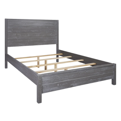 Durable Solid Pine Wood Queen Bed with Matching Dresser and Nightstand – Standard 3-Piece Bedroom Set