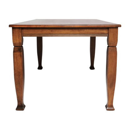 Classic Wood Dining Table with Sculpted Decorative Legs – Timeless Elegance & Durability for Every Dining Occasion