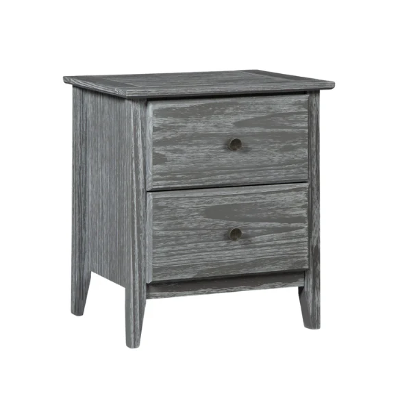 Brushed Wooden Full Double Size Bed and Bedroom Set – Elegant Design with Sturdy Construction and Rustic Charm