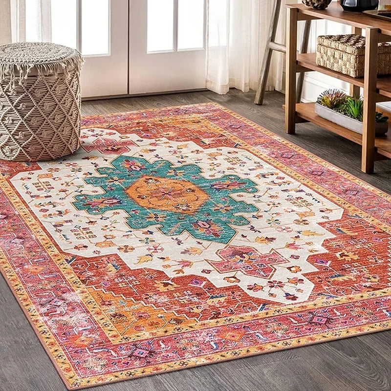 Bohemia Style Geometry Carpet Living Room Mat Home Hallway Balcony Bathroom Non Slip Parlour Sofa Floor Large Area Decor Rug