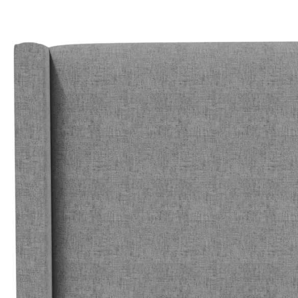 Cozy and Sleek Modern Queen Size Upholstered Wingback Bed