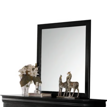 Sleek Glossy Finish 6-Piece Sleigh Aesthetic Twin Bedroom Set: Modern Elegance Redefined