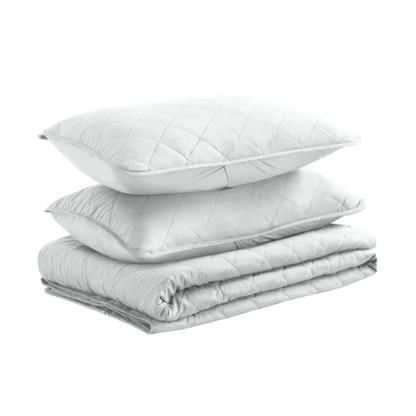 Microfiber Reversible Diamond Quilt Set – Soft, Stylish, and Hypoallergenic Bedding for Ultimate Comfort