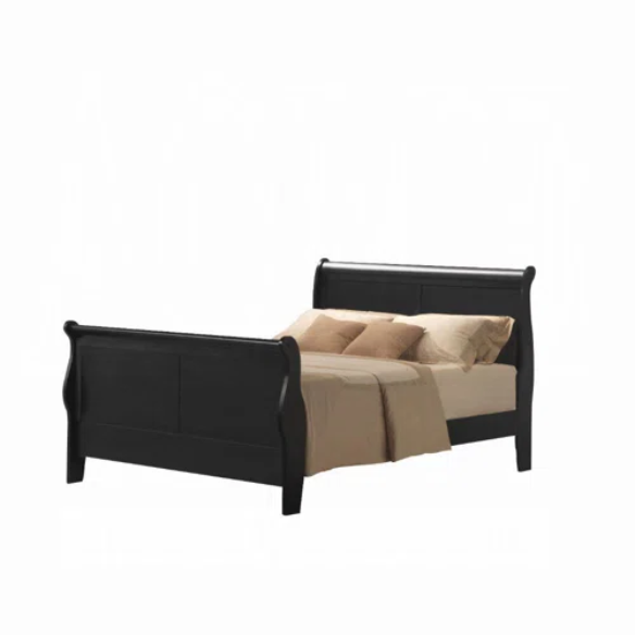 Elegant Sleigh Configurable Bedroom Set with Curved Headboard and Footboard, Clean Lines, and Exceptional Craftsmanship for a Relaxed, Casual Style