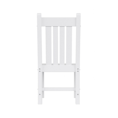 All-Weather Outdoor Patio Dining Chair with Arms – Durable HDPE Construction for Long-Lasting Comfort and Style