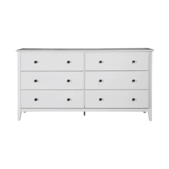 Brushed Wooden Full Double Size Bed and Bedroom Set – Elegant Design with Sturdy Construction and Rustic Charm