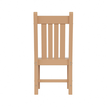 All-Weather Outdoor Patio Dining Chair with Arms – Durable HDPE Construction for Long-Lasting Comfort and Style