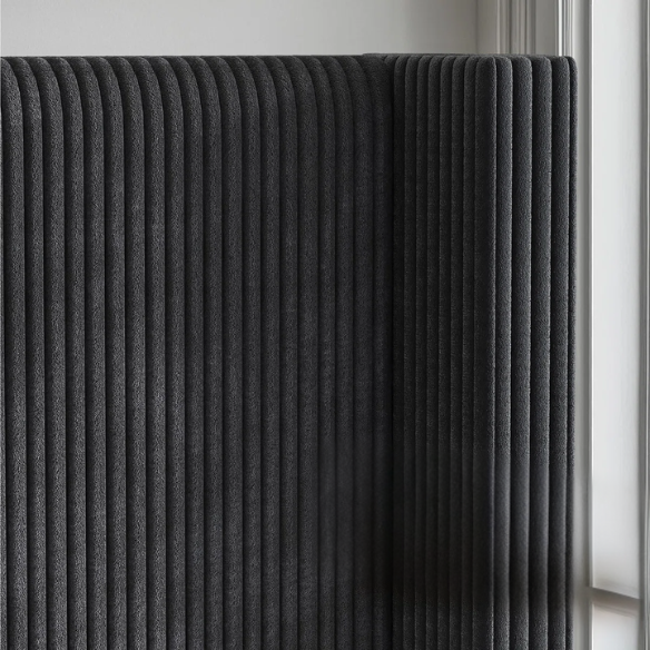 Queen Size Upholstered Bed with Soft Corduroy Fabric and Solid Wood Legs – Stylish and Comfortable Design