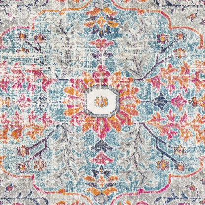 Timeless Traditional Woven Area Rug – Machine-Woven Polypropylene, Medium Pile, Durable and Easy to Clean