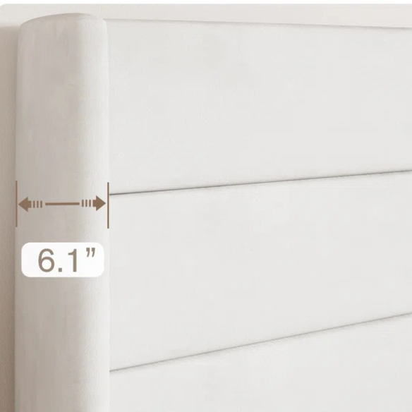 Modern King Size Upholstered Platform Bed with Hydraulic Lift Storage – Sleek Grooved Headboard, Space-Saving Design, and No Box Spring Needed