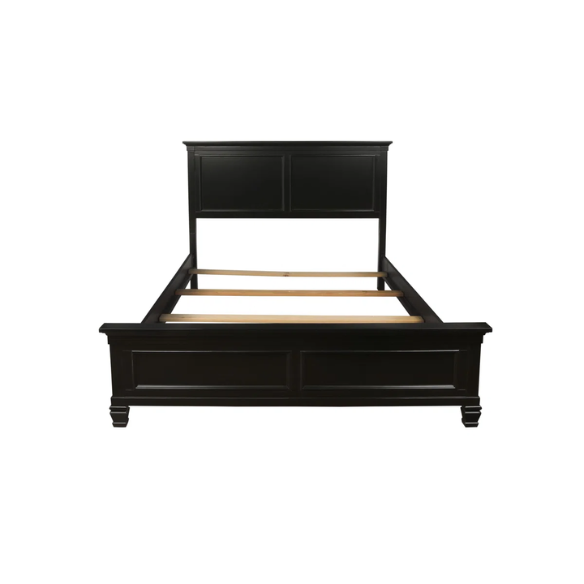 Classic King Size Solid Wood Platform Bed with Timeless Design and Sturdy Construction