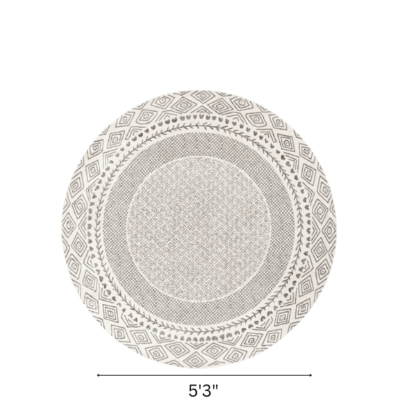 Elegant Light Beige Area Rug – Versatile