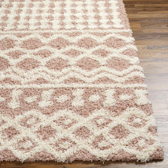 Soft Cozy Woven Shag Bohemian Tribal Area Rug