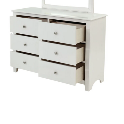 Stylish 4-Piece White Twin Bedroom Set – Complete Bedroom Furniture Collection