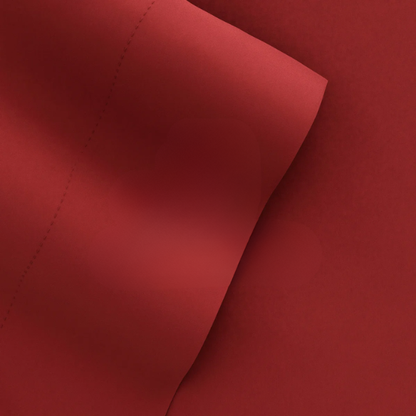 Burgundy Deep Pocket Microfiber Sheet Set – 4-Piece Soft, Wrinkle-Free Bedding with Pillowcases