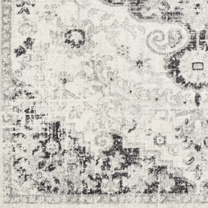 Timeless Traditional Woven Area Rug – Machine-Woven Polypropylene, Medium Pile, Durable and Easy to Clean