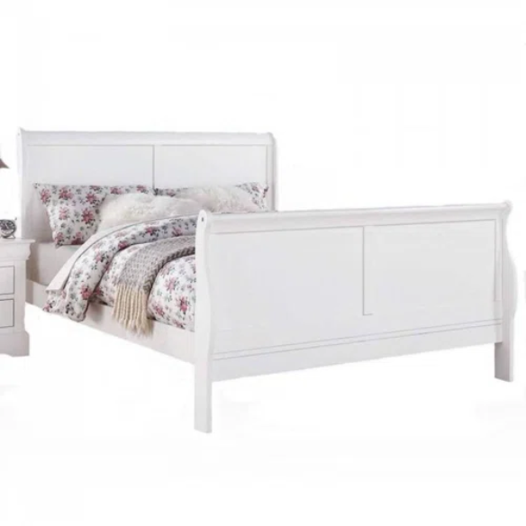 Elegant Sleigh Configurable Bedroom Set with Curved Headboard and Footboard, Clean Lines, and Exceptional Craftsmanship for a Relaxed, Casual Style
